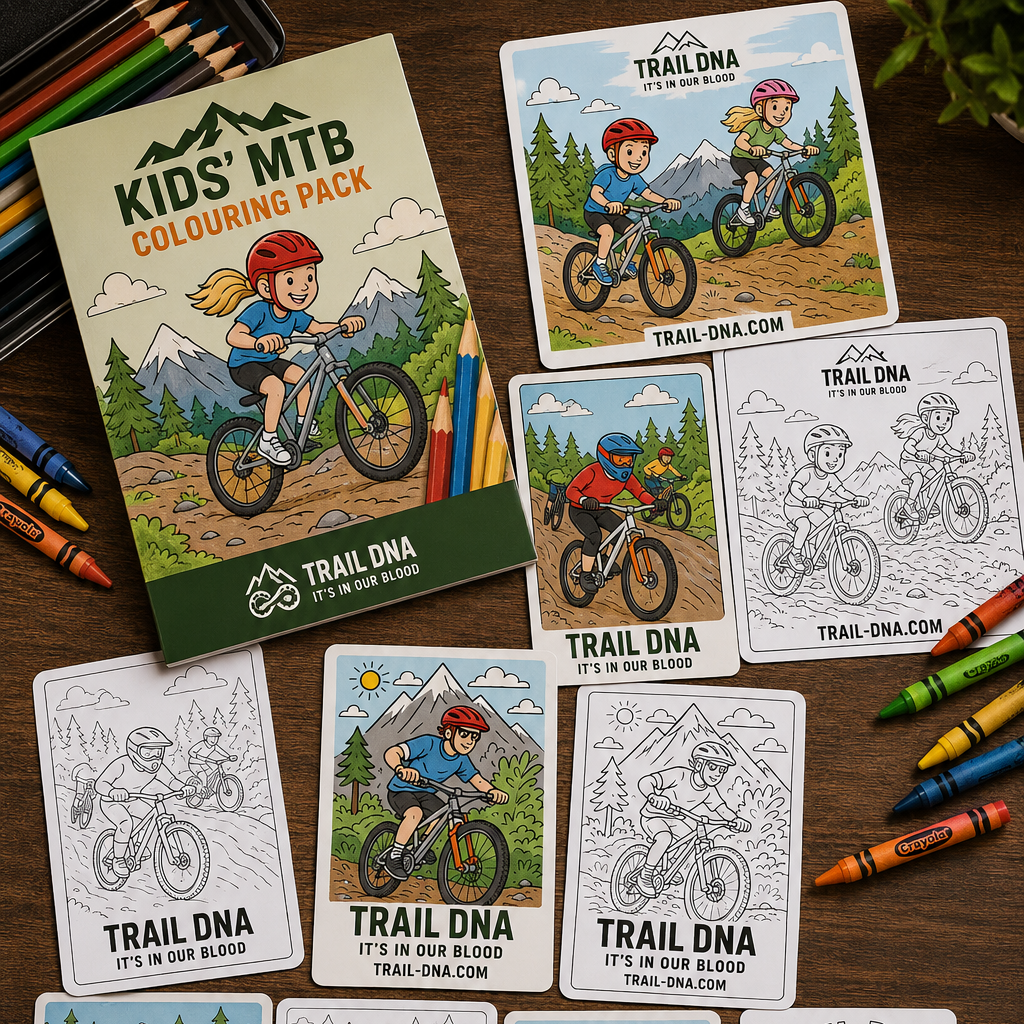TrailDNA Kids’ MTB Colouring Pack