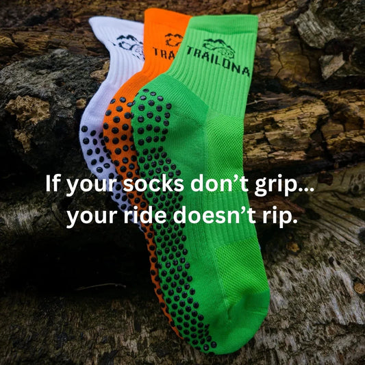 Grip. Ride. Repeat. — Why TrailDNA MTB Grip Socks Are a Game Changer for Riders? - TrailDNA