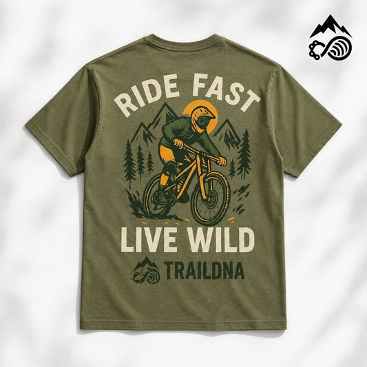 TrailDNA “Ride Fast. Live Wild.” Limited Edition T-Shirt