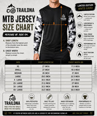 TrailDNA White Camo MTB Jersey — Limited Edition