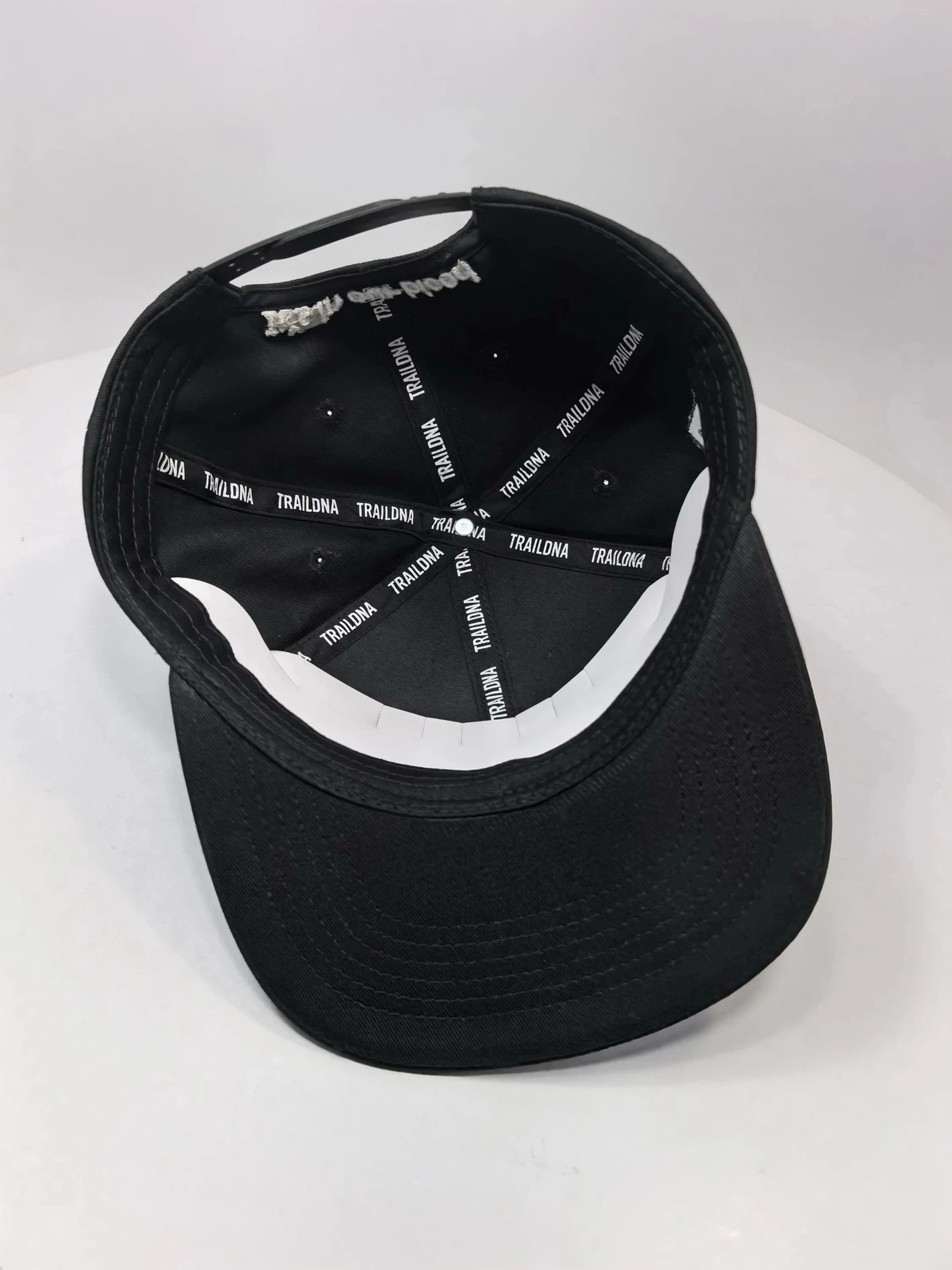 TrailDNA Baseball Cap – Black with White - TrailDNA - Mtb