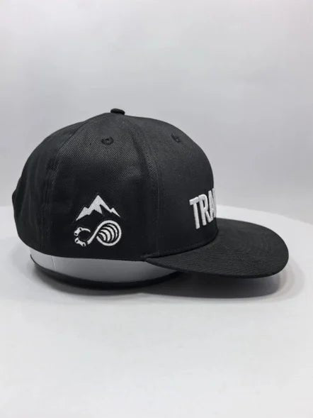 TrailDNA Baseball Cap – Black with White - TrailDNA - Mtb
