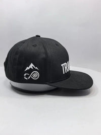 TrailDNA Baseball Cap – Black with White - TrailDNA - Mtb